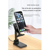 Mühlen T44 Wireless Ayarlanabilir Ergonomik Telefon Tablet Standı - 8