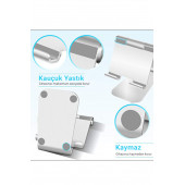 Mühlen T4 Ayarlanabilir Ergonomik Telefon Tablet Standı Silver - 4