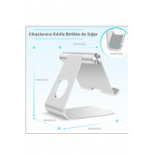 Mühlen T4 Ayarlanabilir Ergonomik Telefon Tablet Standı Silver - 5