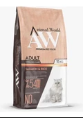 Animal World Sterilised Somonlu&Pirinçli 15 Kg Kısırlaştırılmış Kedi Maması - 1