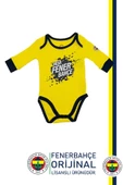 Fenerbahçe Orijinal Lisanslı Yaşa Fenerbahçe Bebek Body Zıbın Hediyelik Ahşap Kutulu - 10