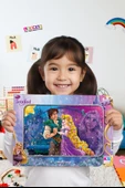 Elsa Frozen ve Rapunzel Tangled 2'li Puzzle/Yapboz - 4