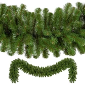 YEŞİL GARLAND YEŞİL ÇAM DALI YILBAŞI SÜSLERİ VIP 2.50 METRE 22 CM ÇAP GREEN GARLAND DECOR CHRİSTMAS thumbnail 5