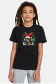 Christmas Squad Siyah Çocuk Tshirt - 1