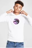 Linkin Park From Zero Beyaz Çocuk 3ip Kapşonlu  Sweatshirt - 1