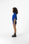 Stray Kids Chk Chk Boom Mavi Kadın Crop Tshirt - 3