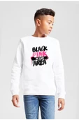 Black Pink In Your Area Beyaz Çocuk 2ip Sweatshirt - 1