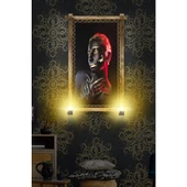 Kanvas Zenci Kadın Rustik Lambalı Tablo thumbnail 2