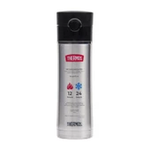 Thermos NS403BK Filter Çay Demleme Aparatlı Mug 0,47L - Siyah/Krom - 1