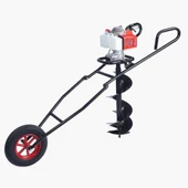 Solax AG65D Arabalı Toprak Burgu Makinesi 20 cm 3.0 hp - 1