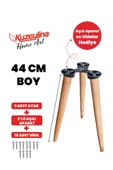 Kuzeylina Sehpa Ayakları 49 Cm 3 Adet Ayak Aparat Ve Vida Dahildir - 1