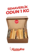 Kuzeylina Semaverlik Odun 1 Kg - 15- 17 cm Özel kutusunda tek kullanımlık - 2