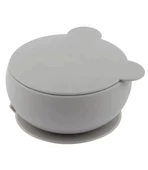 Oioi Silikon Kapaklı Kase Powder Grey - 1