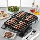 Korkmaz Dayanıklı Tostkolik Granit Tost Makinesi Inox/Siyah Parlak Renk A328-05 - 3