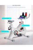PB-05 Manyetik Spin Bike Dikey Kondisyon Bisikleti Ev Koşu bisikleti Egzersiz Dikey Yatay thumbnail 3