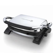 Korkmaz Dayanıklı Tostkolik Granit Tost Makinesi Inox/Siyah Parlak Renk A328-05 - 1