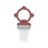 Oioi Silikon Püre Meyve Sebze Emziği Velvet Rose / Powder Grey - 1