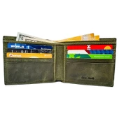 Rich Smith Classical Gerçek Deri Erkek Cüzdan 3913 Bulutlu Yeşil thumbnail 2