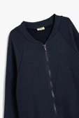 Koton Erkek Çocuk Fermuarlı Sweatshirt V Yaka Uzun Kollu - 3