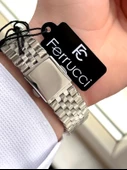 Ferrucci Rolex Model Çelik Kordon Takvimli Kadran 30 Mt Suya Dayanıklı Erkek Kol Saati FEC.13029M01 thumbnail 4
