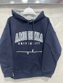 uğurböceğiçocuk Amoonna Yazı Baskılı Kapuşonlu Sweat 42491 - 7