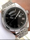 Ferrucci Rolex Model Çelik Kordon Takvimli Kadran 30 Mt Suya Dayanıklı Erkek Kol Saati FEC.13029M01 thumbnail 1