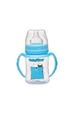 BABY TİME BT078 MAVİ GENİŞ AĞIZ KULPLU PP BİBERON 150 CC - 1