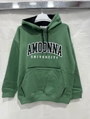 uğurböceğiçocuk Amoonna Yazı Baskılı Kapuşonlu Sweat 42491 - 3