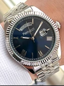 Ferrucci Rolex Model Çelik Kordon Takvimli Kadran 30 Mt Suya Dayanıklı Erkek Kol Saati FEC.13029M03 thumbnail 1