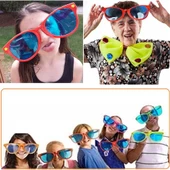 Büyük Parti Gözlüğü Rengarenk 12 Adet - 3