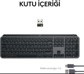 Logitech MX Keys S 920-011594 Bluetooth ve Wireless Kablosuz Klavye - Outlet thumbnail 2