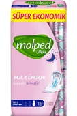Molped Ultra Hijyenik Ped Anatomik Gece Süper Ekonomik 16 Lı - 1