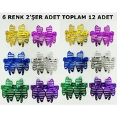 Vegas Casino Temalı Parti Gözlüğü 6 Renk 12 Adet - 1