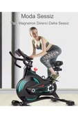 PB-04 Manyetik Kondisyon  Bisikleti Spor Koşu Egzersiz Bisikleti Spin Bike Dikey Ev Bisikleti - 2