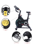 PB-04 Manyetik Kondisyon  Bisikleti Spor Koşu Egzersiz Bisikleti Spin Bike Dikey Ev Bisikleti - 5