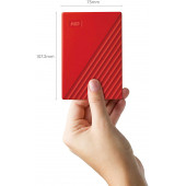 WD My Passport 4TB 2.5" USB 3.2 Kırmızı Taşınabilir Disk WDBPKJ0040BRD-WESN - 2