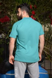 Erkek Yeşil Normal Kesim Çapa Model Polo Yaka 21EPLYCAPA - 5