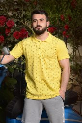 Erkek Sarı Normal Kesim Çapa Model Polo Yaka 21EPLYCAPA - 1