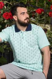 Erkek Turkuaz Normal Kesim Çapa Model Polo Yaka 21EPLYCAPA - 4
