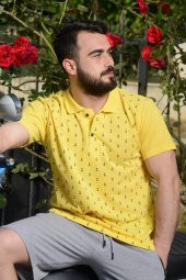 Erkek Sarı Normal Kesim Çapa Model Polo Yaka 21EPLYCAPA - 3