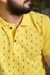 Erkek Sarı Normal Kesim Çapa Model Polo Yaka 21EPLYCAPA - 4