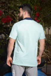 Erkek Turkuaz Normal Kesim Çapa Model Polo Yaka 21EPLYCAPA - 6