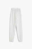 Koton Kız Çocuk Basic Jogger Eşofman Altı Beli Lastikli Çift Bel Detaylı - 4