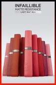 L'Oreal Paris Infaillible Matte Resistance Likit Mat Ruj - 300 Sun Bathing 30144385 - 4