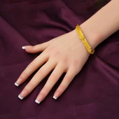 Çavuş Model Dorika Toplu Örgü Altın Set - 4