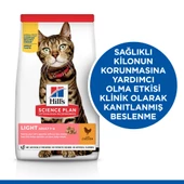 Hill's SCIENCE PLAN Light Yetişkin Tavuklu Kedi Maması 3 kg - 3