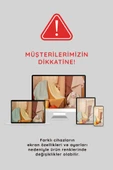 LUCKKA  Çok Amaçlı Müslin Örtü Seti - 75x75 cm - ZTC100  Kahverengi - 7