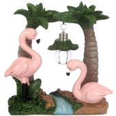 Flamingoların Aşkı Gece Lambası Işıklı Biblo Flamingo B1 - 2