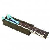 Piyano Ahşap Sürgülü Kalem Kutusu - 2