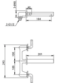 Creavit Azure Ankastre Lavabo Armatürü AZ1400 - 2